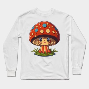 Mushroom Cutie Long Sleeve T-Shirt